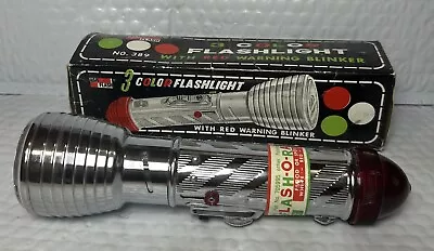 Vintage 1950's Ash Flash 3 Color Flashlight #389 - NOS ***RARE**** • $5