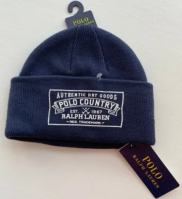 Ralph Lauren Polo Mens Beanie Hat Bnwt • £34.99