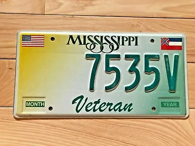 Mississippi US Armed Forces Retired Veteran License Plate • $14.99