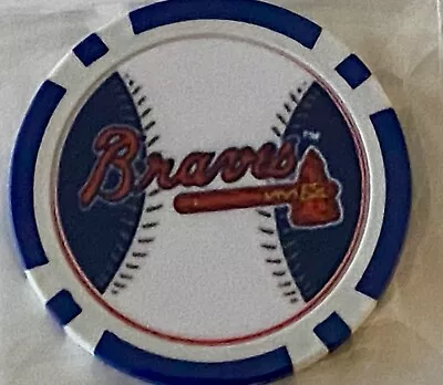 Atlanta Braves - MLB - Magnetic Clay Poker Chip - Golf Ball Marker  • $5.95