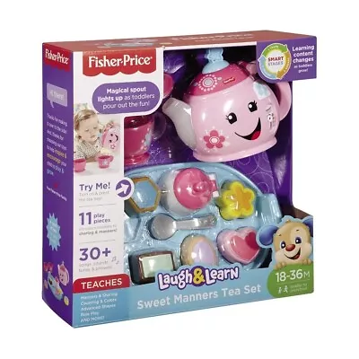 Fisher-Price Laugh & Learn Sweet Manners Tea Set Wonderful Toy | BRAND NEW • $27.59