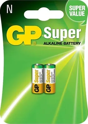 2 X GP LR1 1.5V Super Alkaline Batteries N E90 MN9100 GP910A 910A Long Exp • £3.42