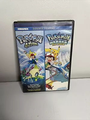 Pokémon DVD 2 Movies Pokémon 4Ever And Pokémon Heroes The Movie Double Feature • $4.50