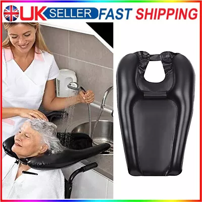 Inflatable Shampoo Basin Beauty Home Salon Hair Washing Sink Cushion Neck Pillow • £9.98