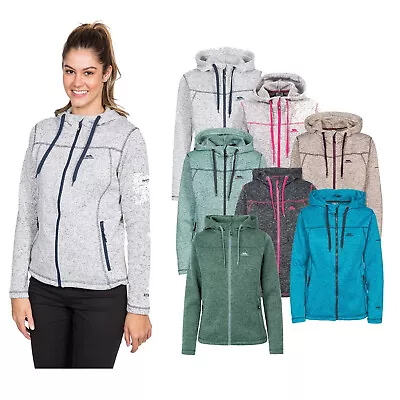 Trespass Womens Hoodie Fleece Jacket Full Zip Female Walking Casual Odelia • £23.99