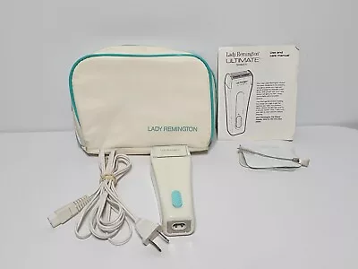 Vintage 80s Lady Remington Razor Electric Shaver Model 8PFL-2 Working With Pouch • $10