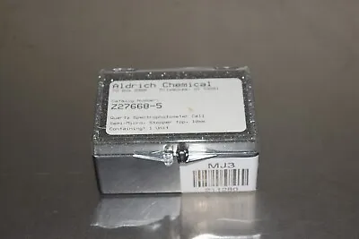 Aldrich Chemical  Quartz Spectrophotometer Cell 10mm   #211280-AC4 • $99.99