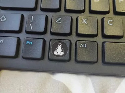 Linux Tux Keyboard Keycap Stickers X3 (Circle) • £3.99