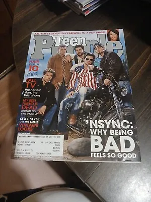 Teen People Magazine November 2001 - NSYNC AALIYAH • $25