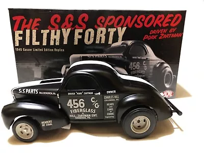 Filthy Forty  1940  Willys Gasser 1/18 Acme Diecast Rare Nhra  Pork Zartman Nice • $169.99