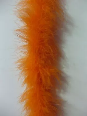 Orange Marabou Feather Boa 6ft • $7
