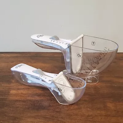 Pampered Chef Easy Adjustable Measuring Cup & Adjustable Measuring Spoon Set • $16