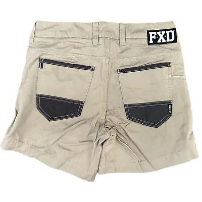 Men’s F.X.D Brown Size 30 Work Shorts Regular Fit Zipper Fly FXD • $36
