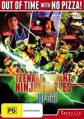Teenage Mutant Ninja Turtles 3 : Turtles In Time : NEW DVD • $13.99