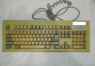 CHICONY PS/2 AT STYLE VINTAGE PC COMPUTER KEYBOARD  White KB-5311 • $64.89