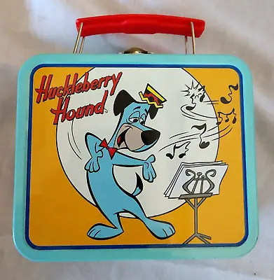 Huckleberry Hound HB Hanna Barbera Cartoon Mini Tin Metal Lunch Box New NOS 1999 • $16.99
