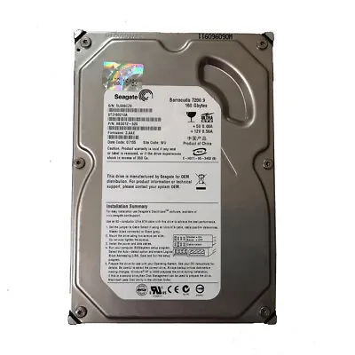 Seagate 160GB ST3160212A 7200 RPM PATA IDE 3.5  Desktop HDD Hard Disk Drive • £27