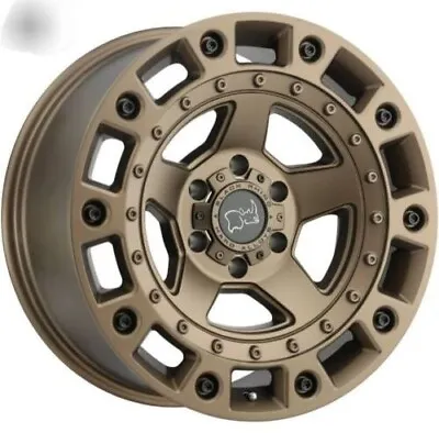 18x9.5 BLACK RHINO 'CINCO' RIM SATIN BRONZE 6-120 GMC CHEVY WHEEL (NEW) • $699