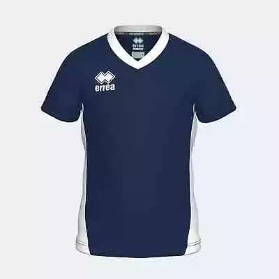 NWT ERREA Men Jersey Brian Maglia Shirt Short Sleeve Navy Volleyball V Neck M • $34.30