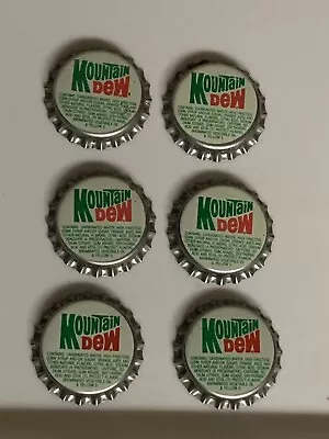 25 Mountain Dew Soda Bottle Caps Crafts Hobbies Mt. Dew Mtn Dew NOS • $9.99