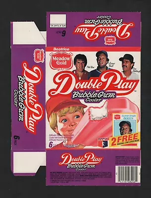 1986 Meadow Gold Double Play Ice Cream Box – Rose Brett Mattingly  #L232 • $14.99