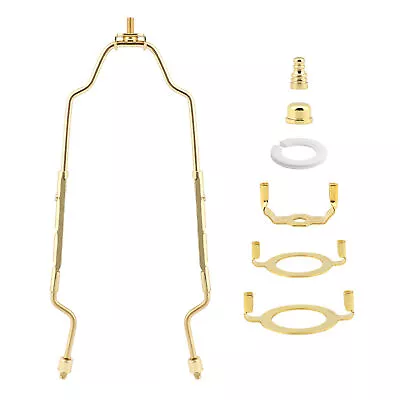 Lamp Shade Holder Hardware Lighting Gold E26 E27 Adapter Harp Frame DIY Bracket • $21.11