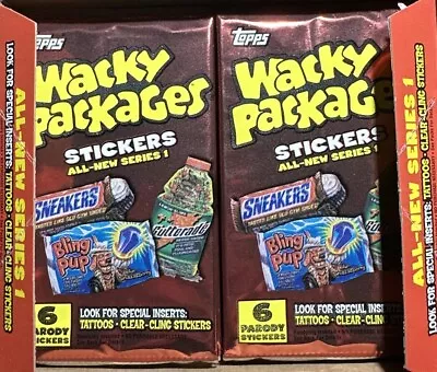 2004 Topps Wacky Packages Stickers All-New Series 1 (Factory Sealed) THREE PACKS • $9.50