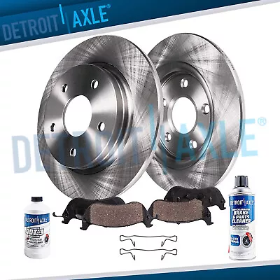 Rear Brake Rotors + Ceramic Pads Kit For 2005 2006 2007 2008 2009 2010 Saab 9-3 • $67.81