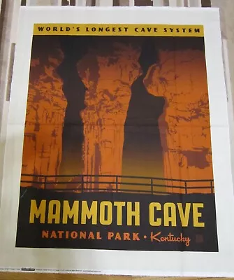 Riley Blake Fabric Panel -Mammoth Cave National Park 36  X 44  Cotton • $13.95