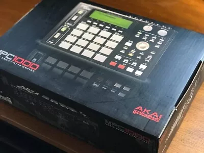 Akai MPC1000 BK Sampling Machine Sampler Music Black Pad W/Box CF Card • $603