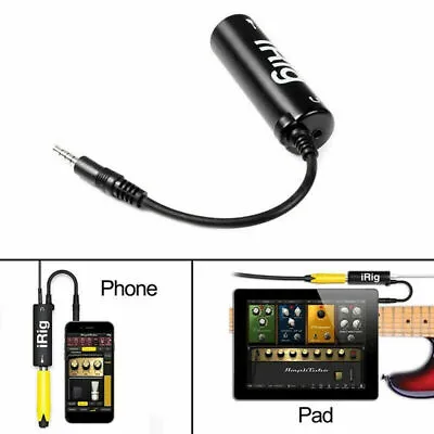 IRig Guitar Interface Converter Guitar Phone New IK Multimedia  • $7.25