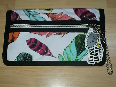 New Loyal Army Wallet Chain  Pink Bird Feather Vintage Organizer Clutch Pouch • $29.99