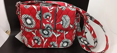 Vera Bradley RED Deco Daisy  Crossbody Bag Purse -NWT • $17.50