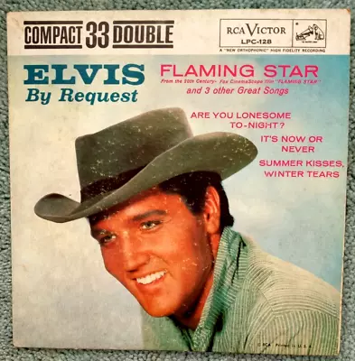 Elvis By Request Compact Double 33 (7 Inch Record-plays On 33 1/3 Rpm}  4 Songs • $24.94