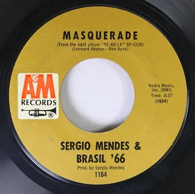 Jazz 45 Sergio Mendes & Brasil '66 - Masquerade / Norwegian Wood On A&M Records • $9