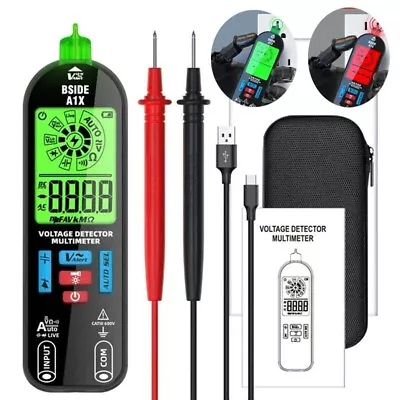 A1X Mini Multimeter LCD Digital Tester Voltage Detector DC/AC Voltage Resistance • $17.99