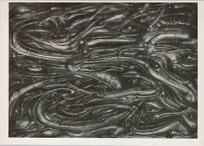 1993 HR GIGER Postcard 6.3  X 4.5 (16.2 X 10.5 Cm.) German Vintage Item #25 • $19.99