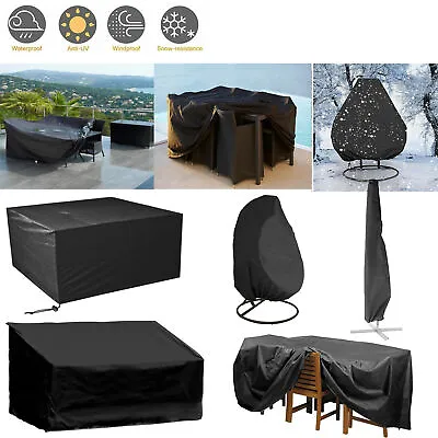 £7.50 • Buy Large Outdoor Garden Patio Waterproof Furniture Set Covers Table Sofa Parasol UK