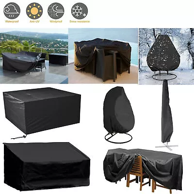 £7.50 • Buy Large Outdoor Garden Patio Waterproof Furniture Set Covers Table Sofa Parasol UK