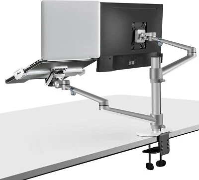 $73.99 • Buy Viozon Monitor And Laptop Mount, 2-in-1 Adjustable Dual Arm DeskMountsSingle