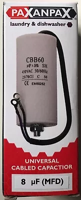 £7.30 • Buy CBB60 Wired Capacitor Start Run Motor Generator Compressor