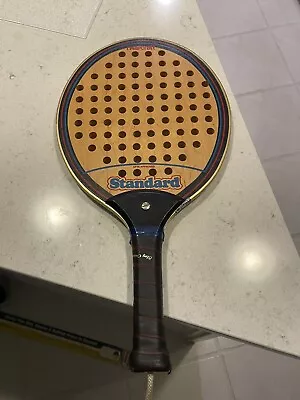 VINTAGE Marcraft Paddle Ball Racquet Standard USA MADE Classic Americana • $23