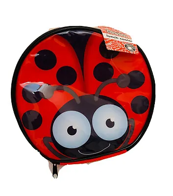 Polar Gear Ladybug  Sandwich Cooler Lunch Bag Red Insulated Lunch Box • £8.99