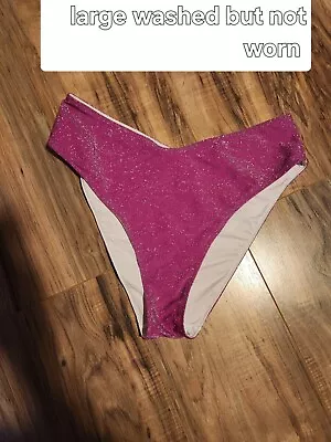 Large Victoria Secret Pink Cheeky Bikini Bottom • $9.99