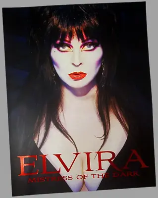 Elvira Mistress Of The Dark Poster Gothic Wall Art Horror Halloween Home Décor • $21