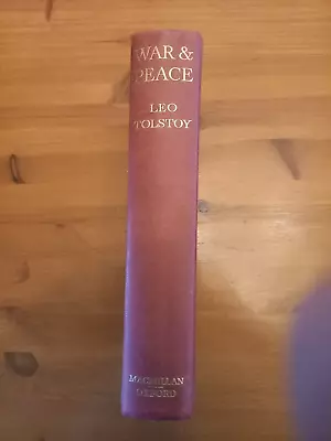 War And Peace By Leo Tolstoy MacMillan 1967 Hardcover Good • £6.95