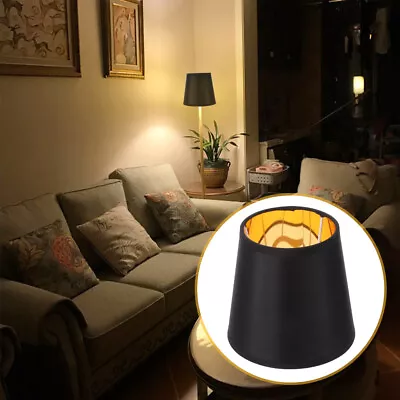  Chandelier Lamp Shades Table Lamp Shade Clip- On Drum Small Lamp Shades Cloth • £13.48
