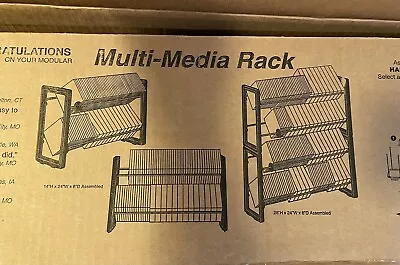 Multi-media Stackable Storage Rack DVD CD Video Games  New In Box • $23.95