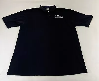 Dead Stroke Vintage Billiards Black Collared Short Sleeve T Shirt M. USA X Large • $14.99