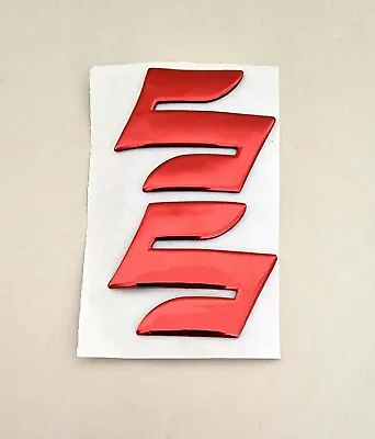 Suzuki Red 3D Badge Tank Emblem Logo Stickers Graphics Decals Gsxr Sv Gsf Gsr • £9.95